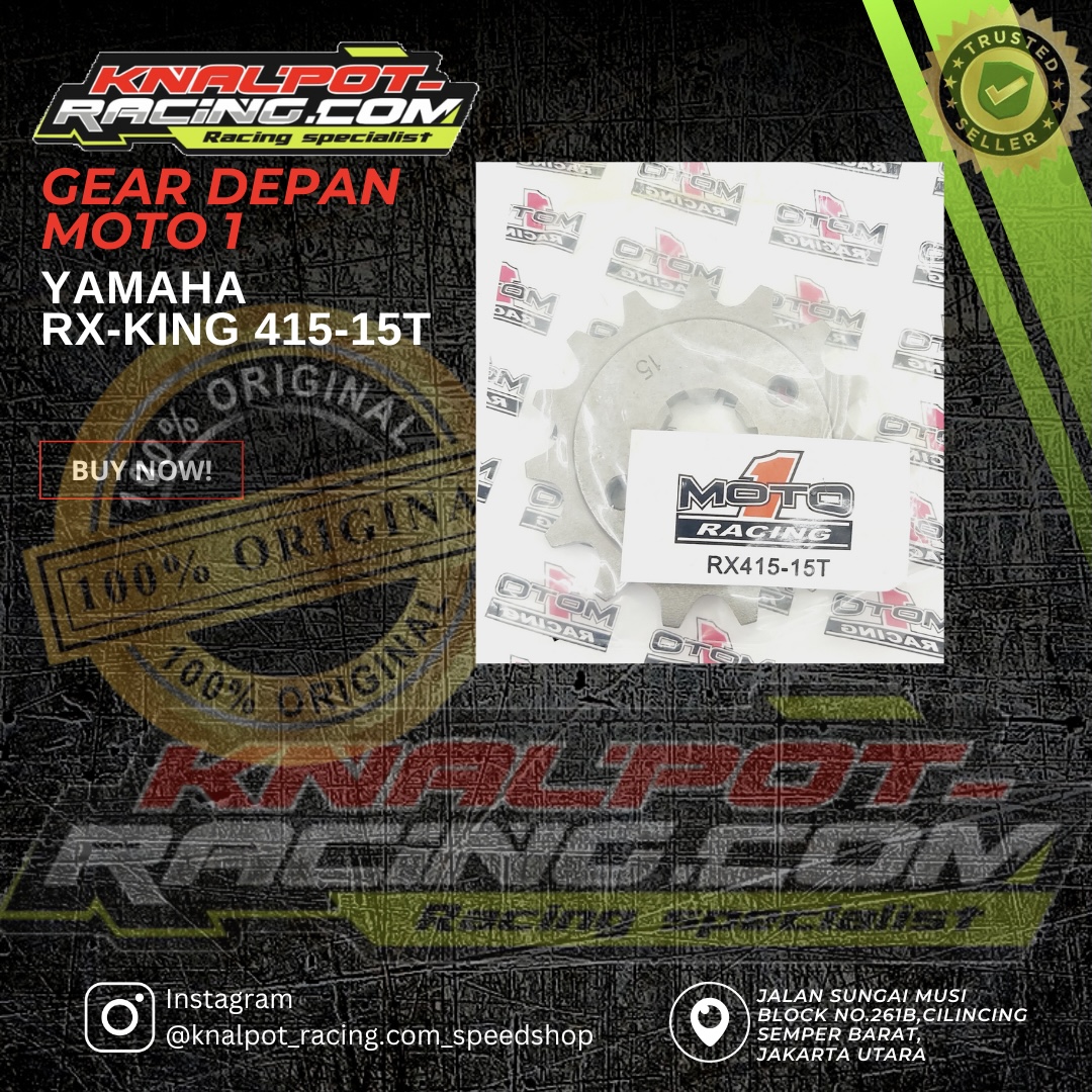 GEAR DEPAN MOTO1 YAMAHA RXKING 415-15T